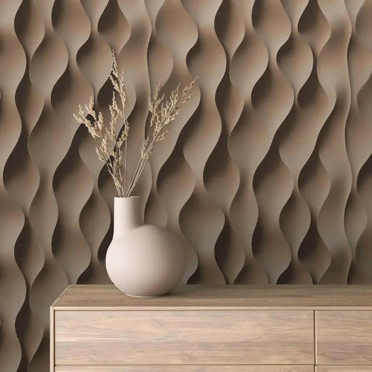 Sculpted Desert Sands Wallpaper - WallCreatives