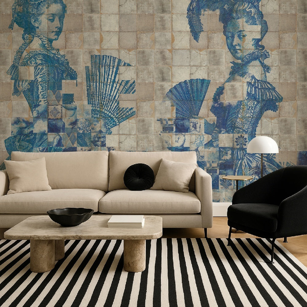 Tapet Shattered Dames WallCreatives