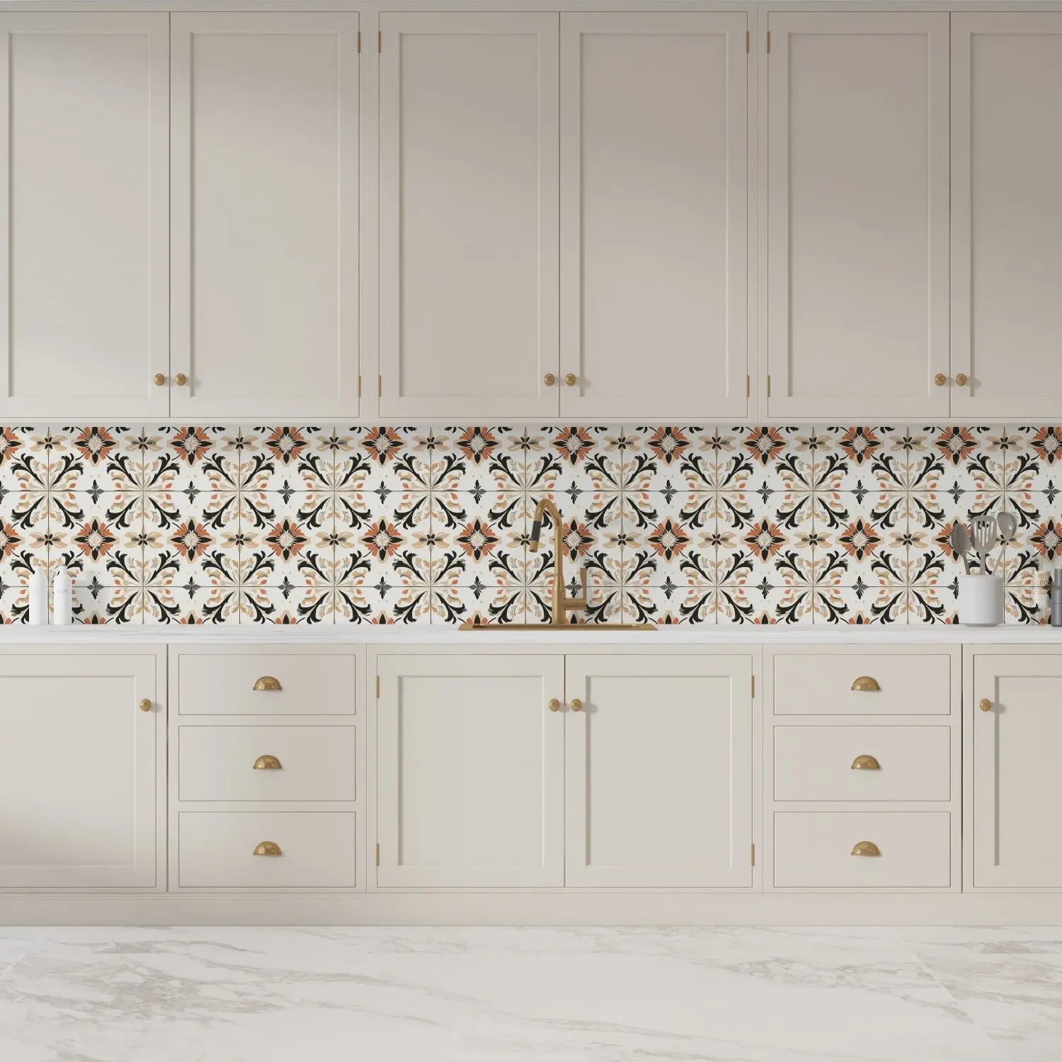 Valencia Bloom Tile Wallpaper WallCreatives