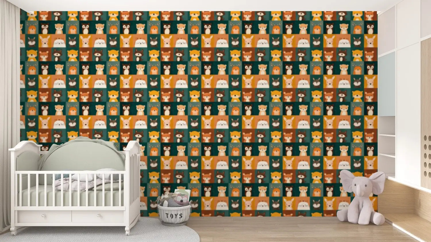 Whimsical Woodland Friends Parade WallCreatives