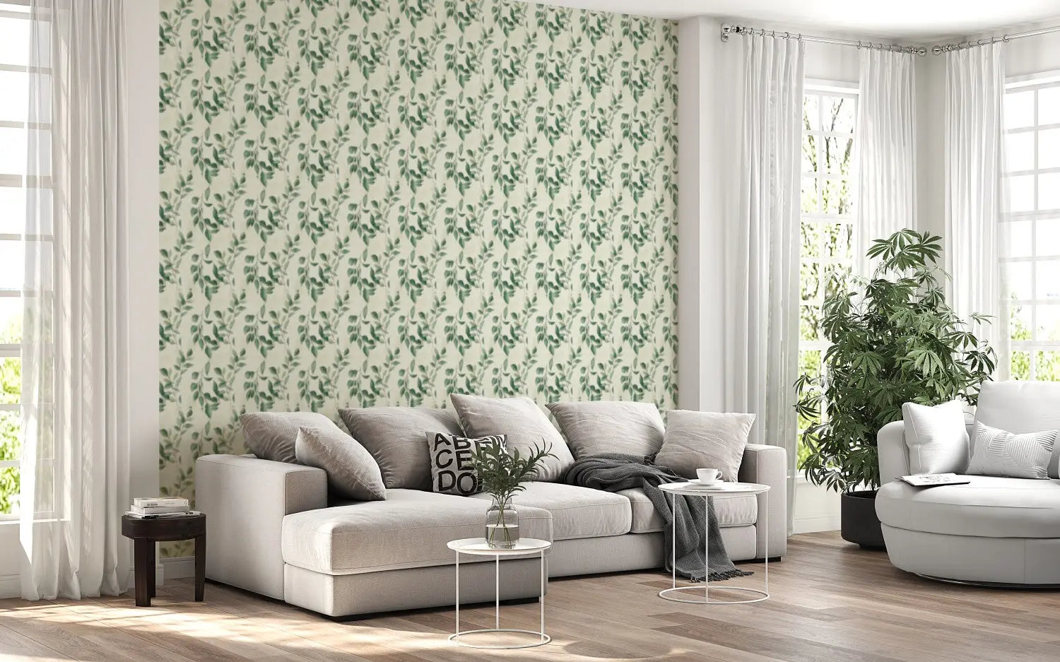 Whispering Eucalyptus Grove Wallpaper WallCreatives