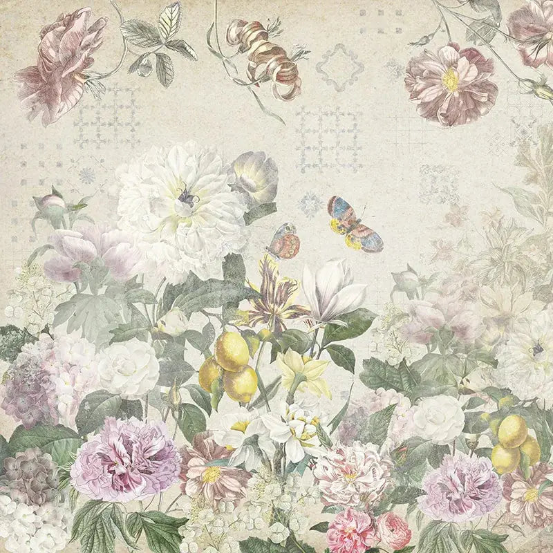 Flutter Of Wings Cream Wallpaper Vladila