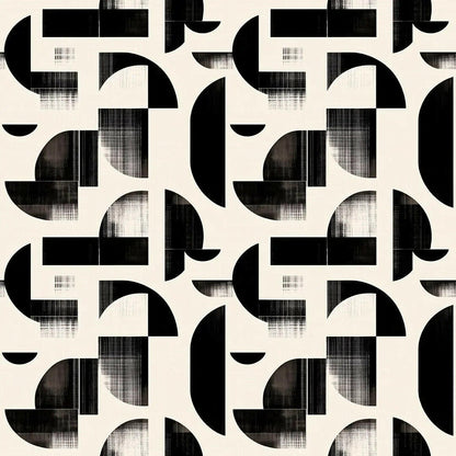 Modernist Echoes in Monochrome - WallCreatives
