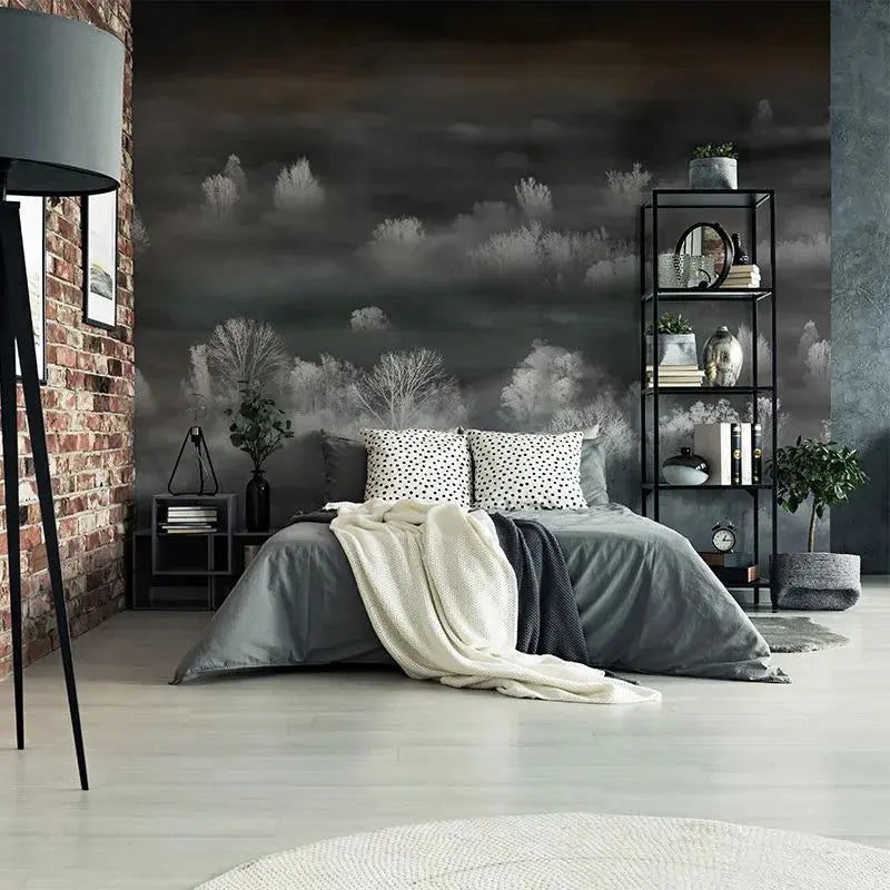 Foggy Landscape Nightview Wallpaper Vladila