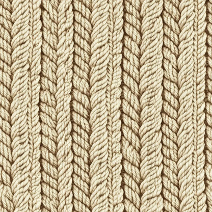 Warm Cable Knit Embrace - WallCreatives