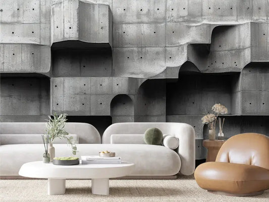 Brutalist Architectural Relief - WallCreatives