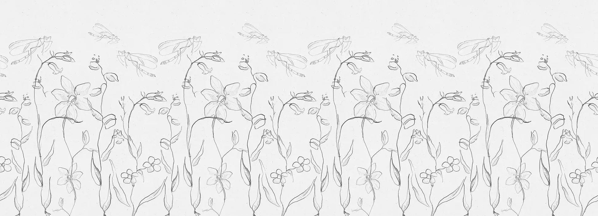 Intaglio Field White Paper Wallpaper Vladila