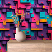 Cybernetic Cityscape Mural - WallCreatives