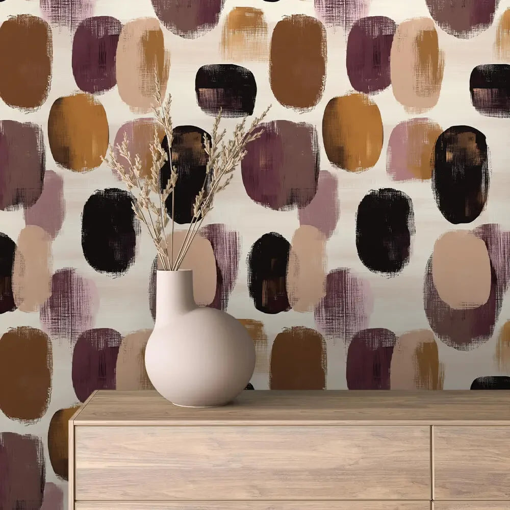 terra forma abstract mural - wallcreatives