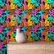 Downtown Pulse Abstract Graffiti - WallCreatives