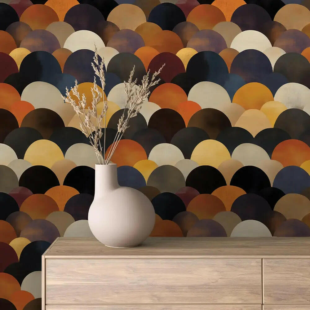 Earthen Scallop Horizon - WallCreatives