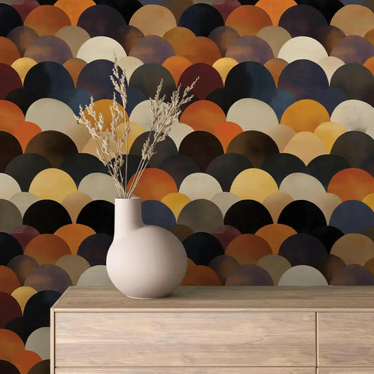 Earthen Scallop Horizon - WallCreatives