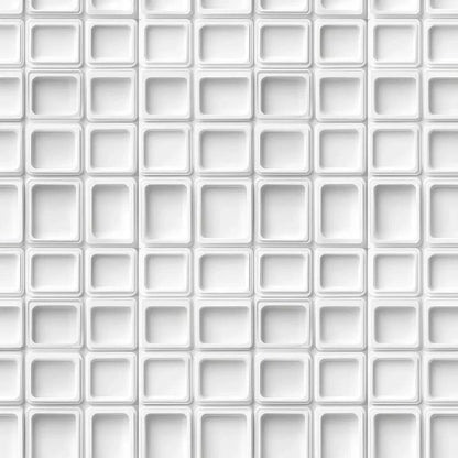Architectural Recessed Grid Wallpaper - WallCreatives
