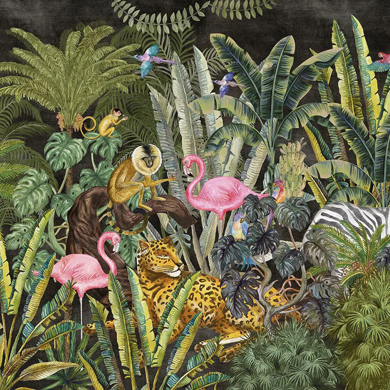 Jungleful (dark) Wallpaper Vladila