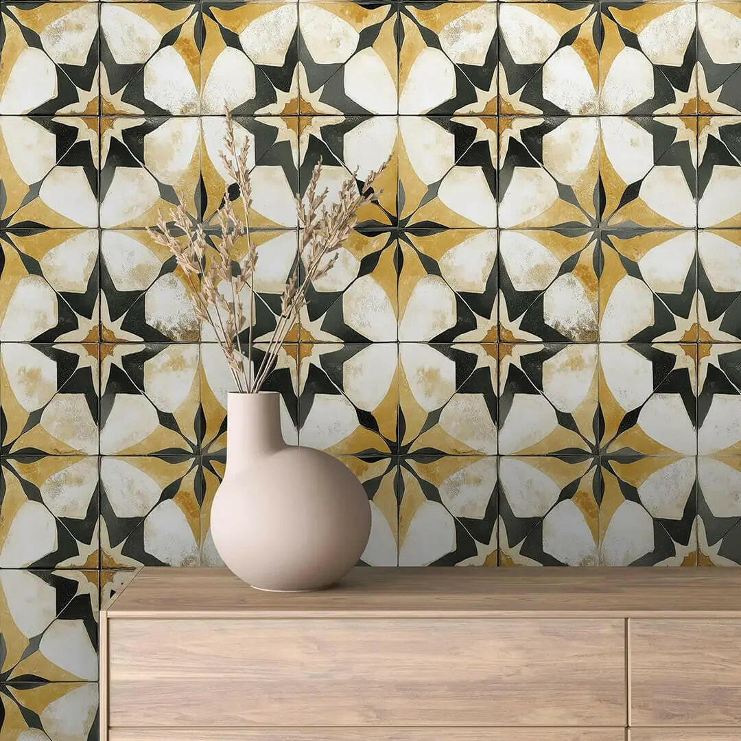 Andalusian Sunburst Medallion - WallCreatives