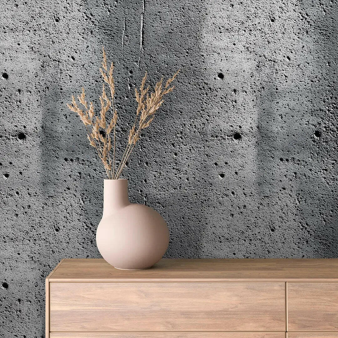 Weathered City Concrete Mural - WallCreatives