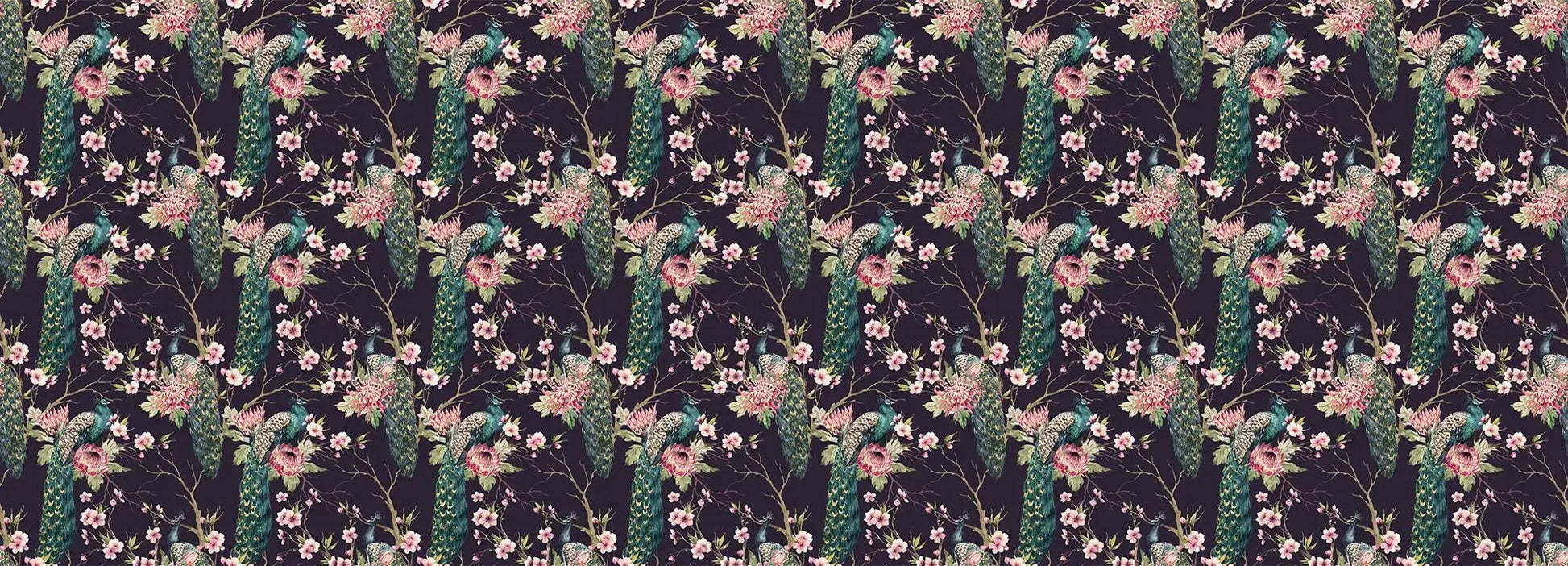 Dark Purple Pea Fowl Wallpaper Vladila
