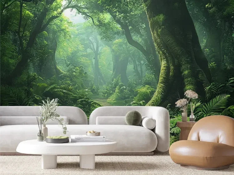 Emerald Jungle's Hidden Trail - WallCreatives