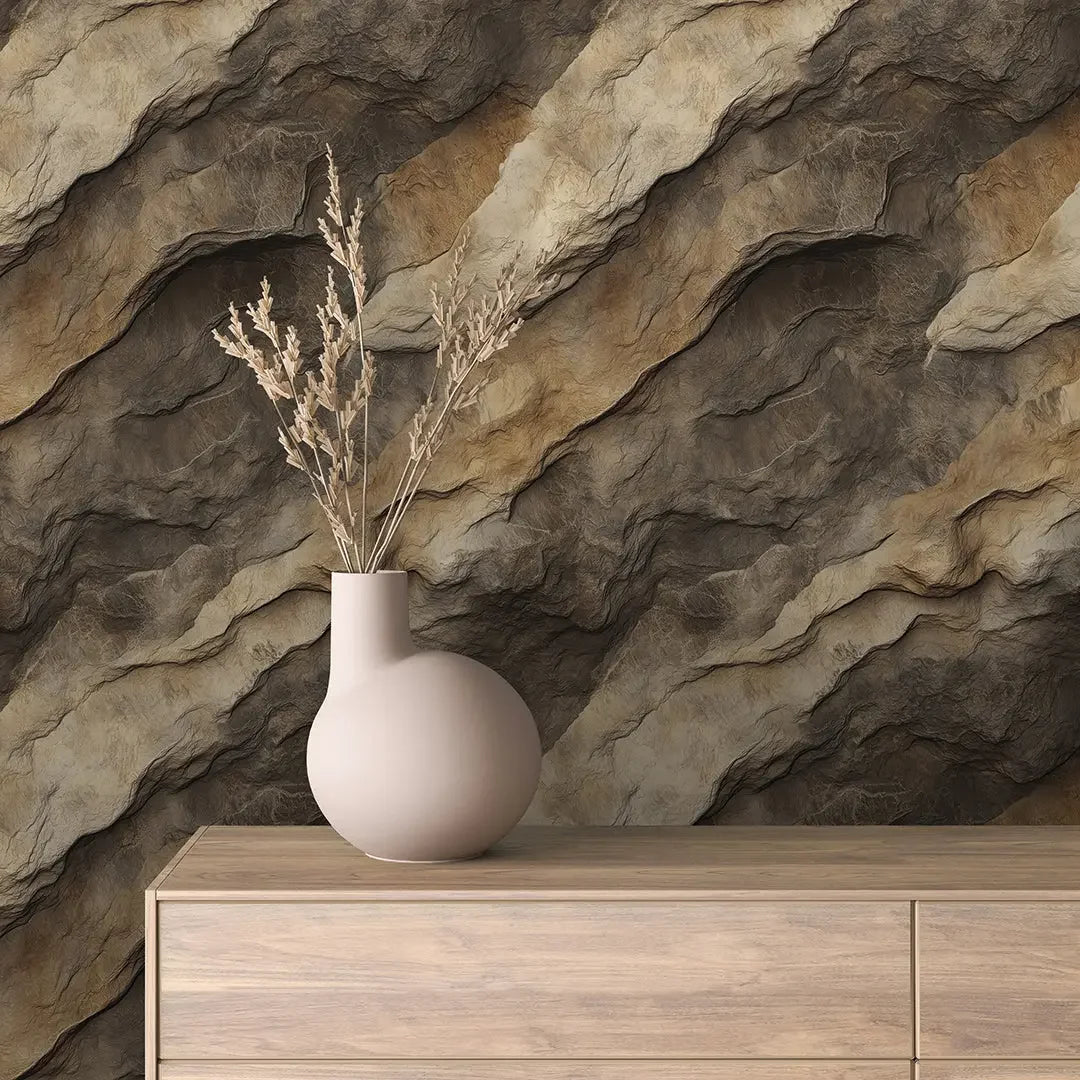 Sedimentary Strata Wallcovering - WallCreatives