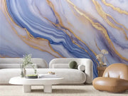 Gilded River Agate Wallpaper - WallCreatives