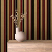 Kensington Tailored Stripe Wallpaper - WallCreatives