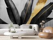 Gilded Jungle Silhouette - WallCreatives