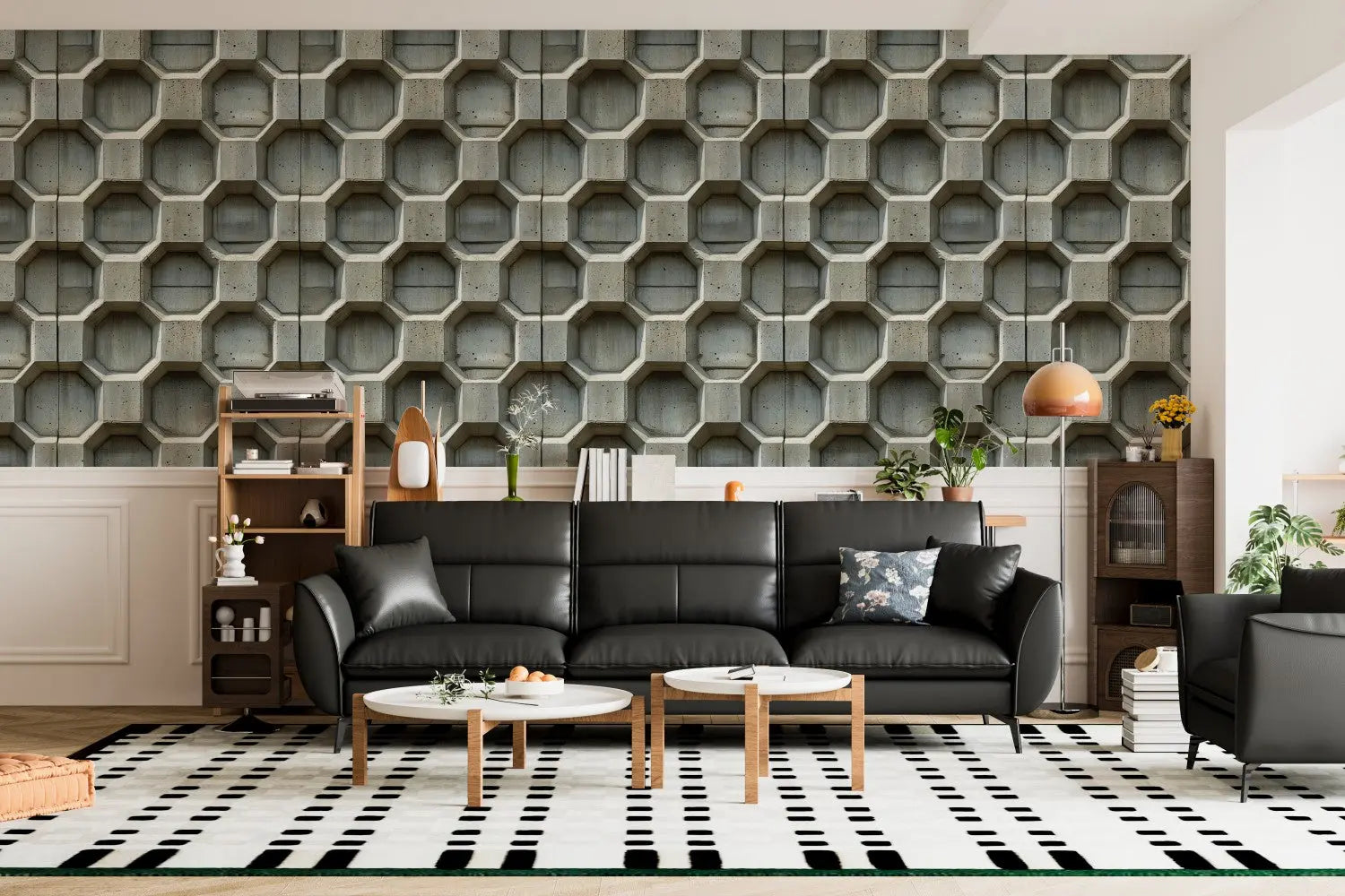 Brutalist Concrete Formwork Wallpaper WallCreatives