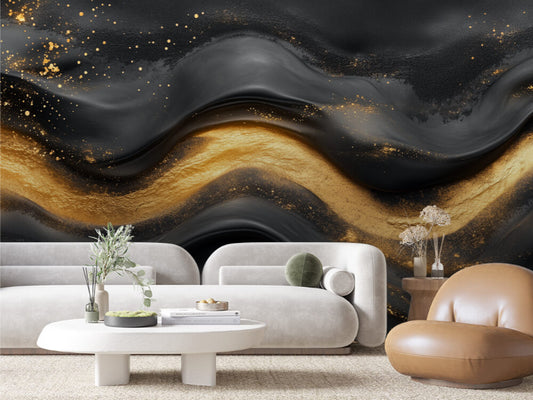 Gilded River at Midnight