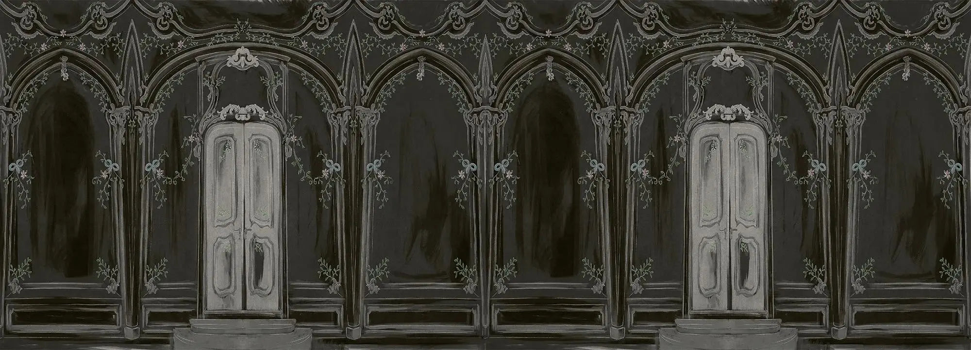 Pastel Richesse Dark Wallpaper Vladila