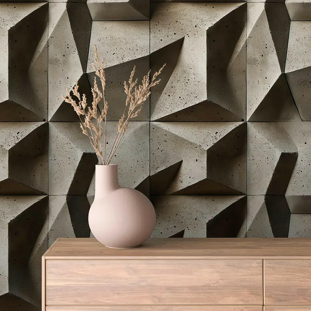 Sculpted Brutalist Concrete Forms - WallCreatives