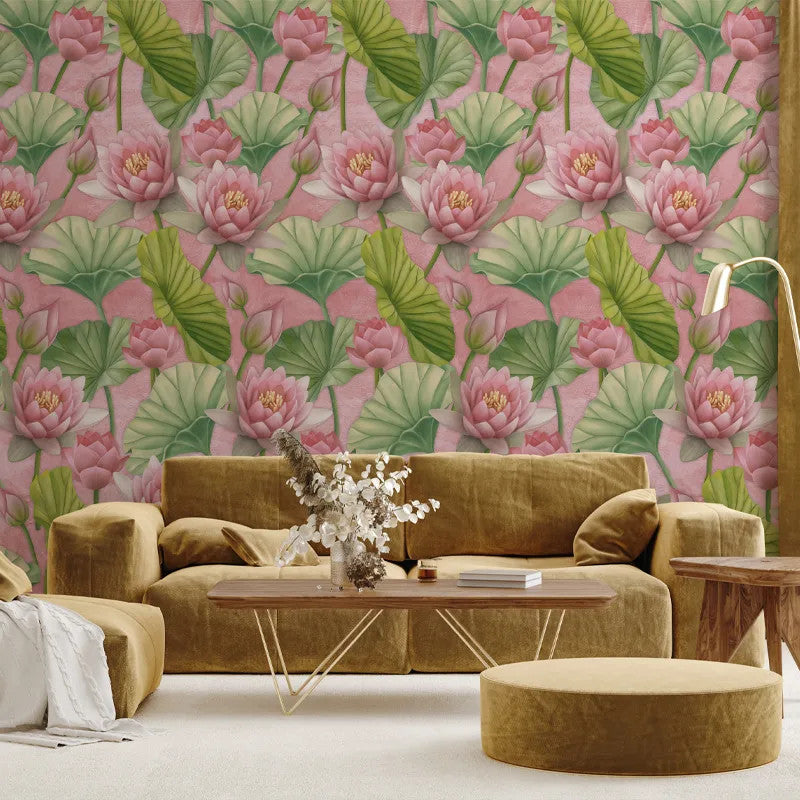 The Pond (pink) Wallpaper Vladila