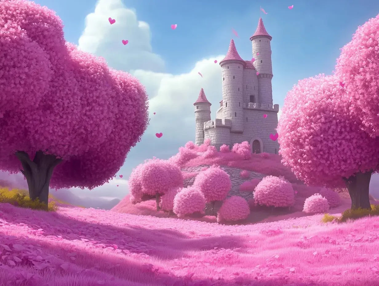 Enchanted Pink Kingdom - WallCreatives