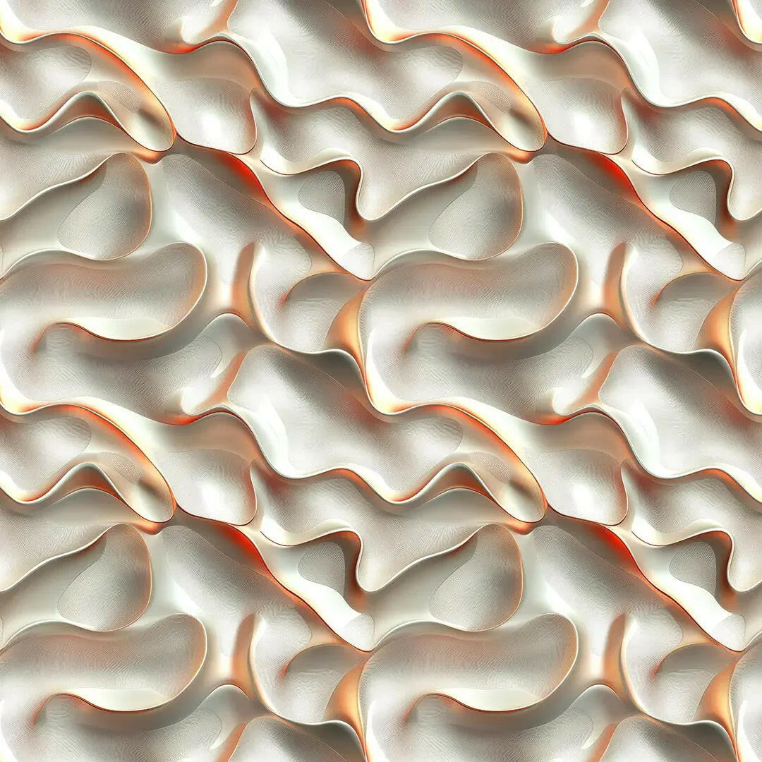 Ethereal Copper Wave - WallCreatives