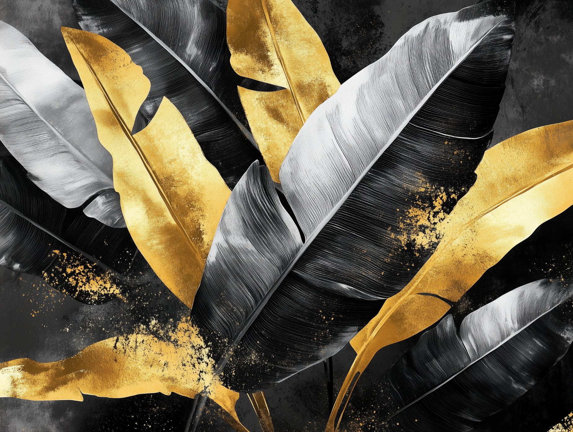 Gilded Jungle Night - WallCreatives