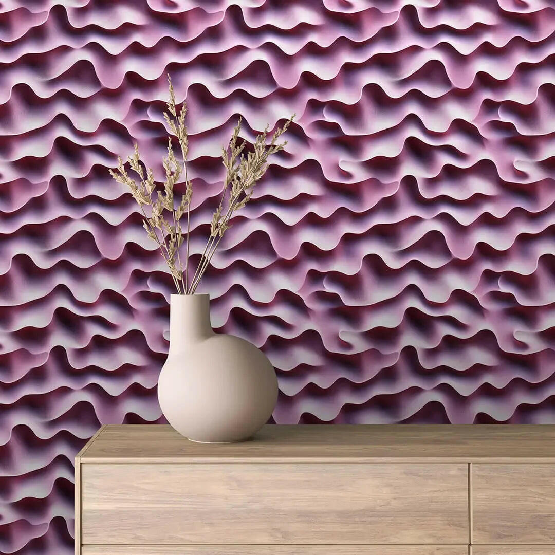 Amethyst Sand Waves - WallCreatives