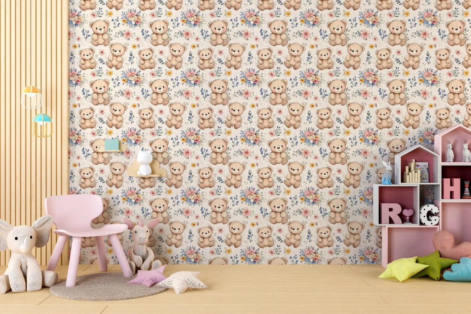 Sweet Dreams Teddy Bear Hugs WallCreatives