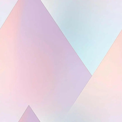 Whispering Dawn Geometric Mural - WallCreatives