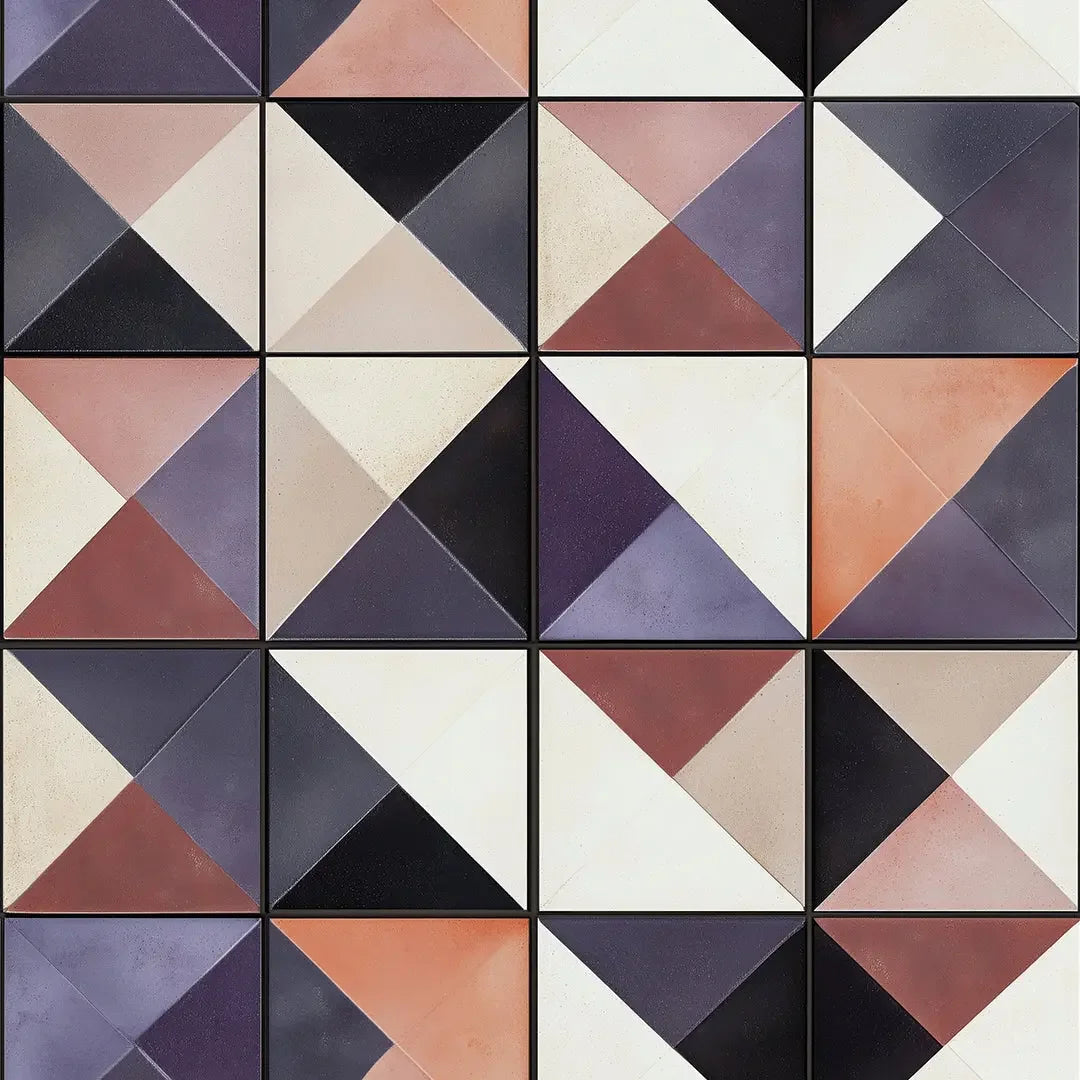 Terra Firma Kaleidoscope Mural - WallCreatives