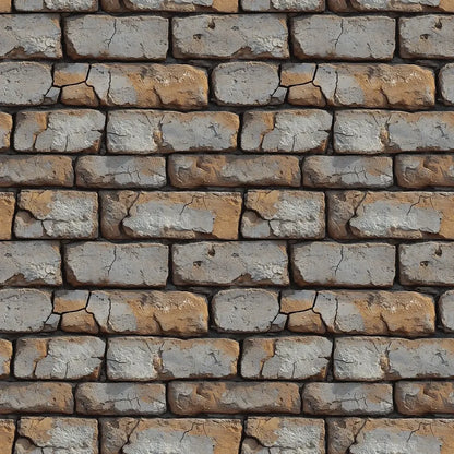 Weathered Warehouse Brick Wall Mural - WallCreatives