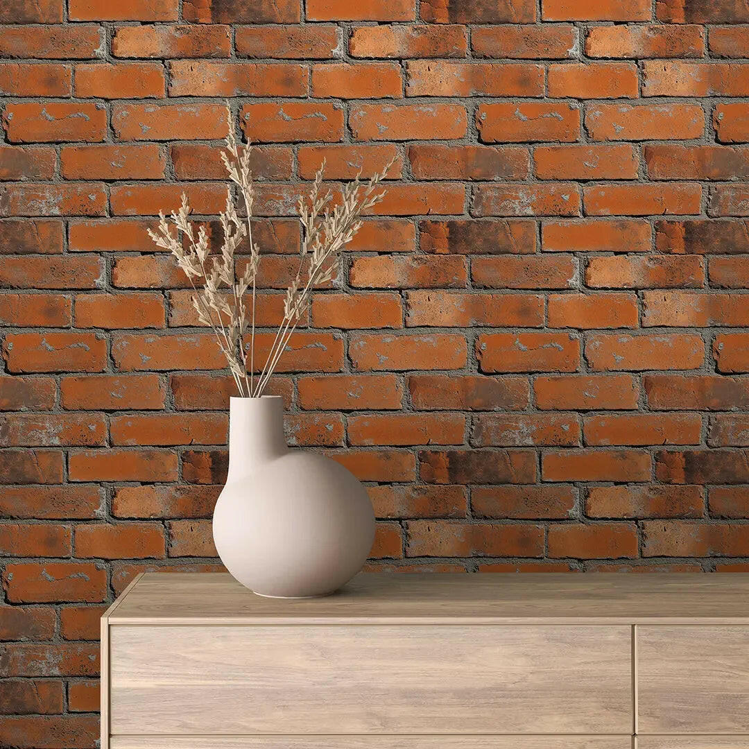 Urban Loft Exposed Brick Wallpaper - WallCreatives