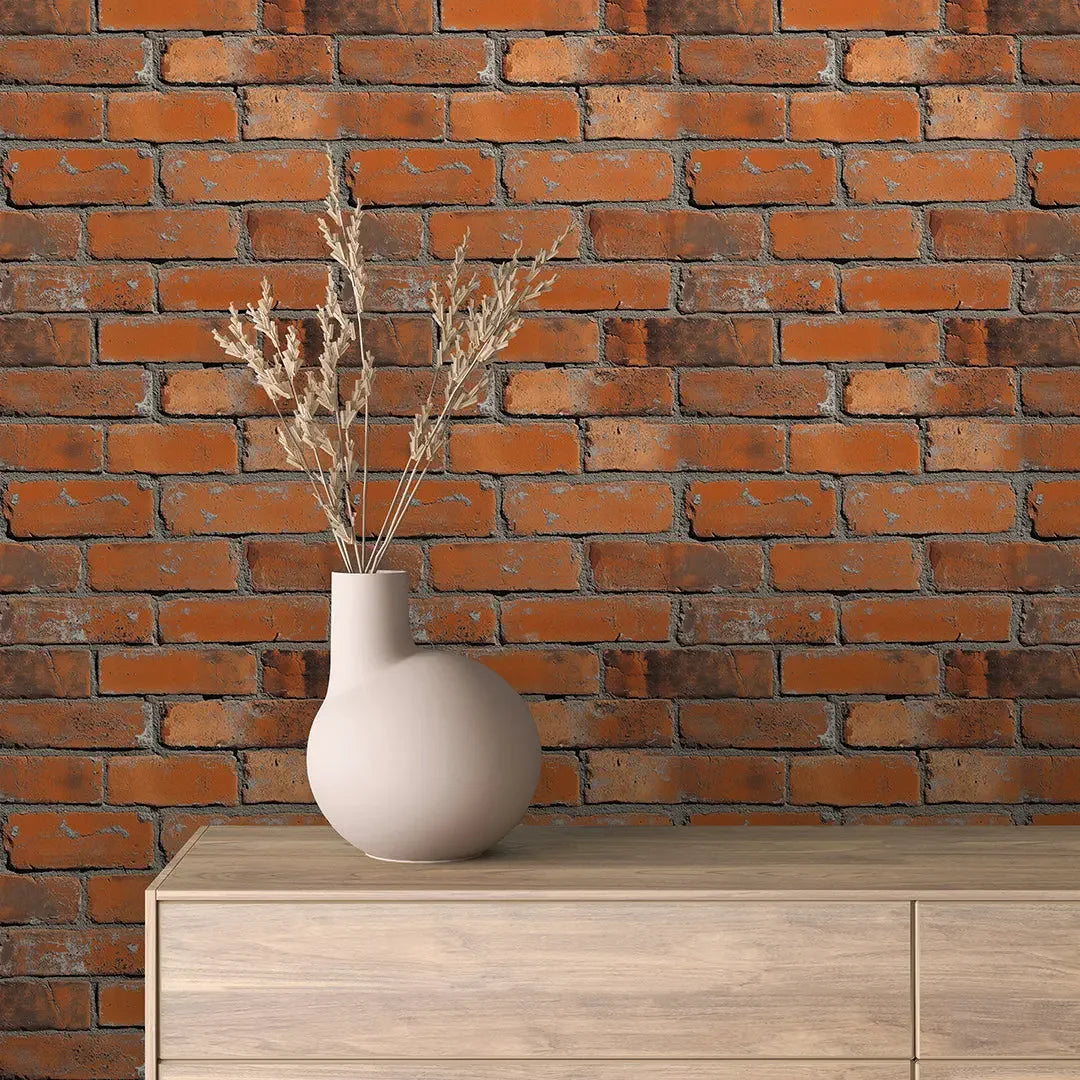 urban loft exposed brick wallpaper - wallcreatives