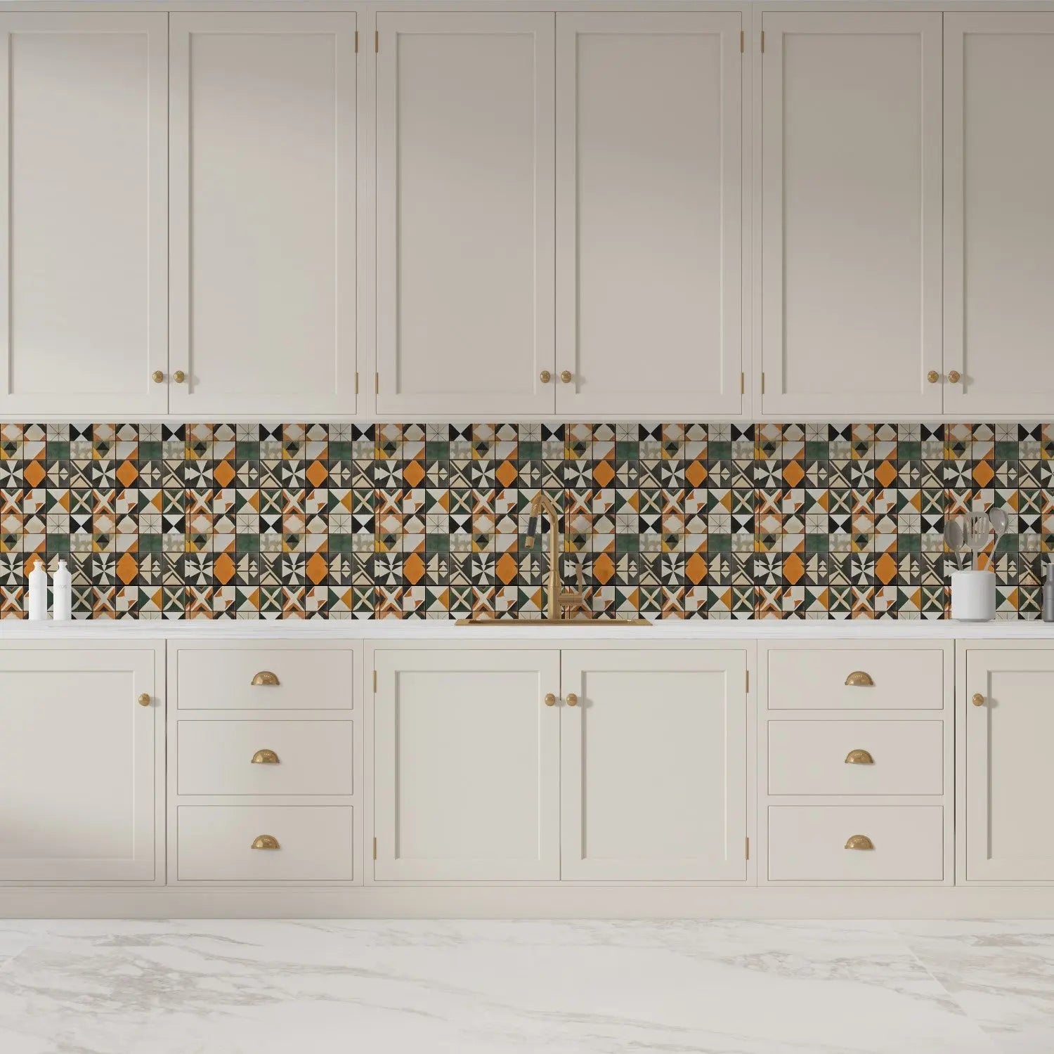 Valencia Artisan Tile Patchwork WallCreatives