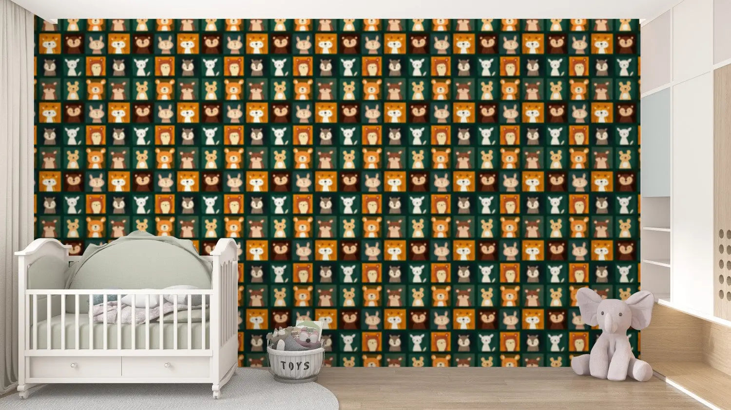 Whimsical Woodland Friends Assembly WallCreatives