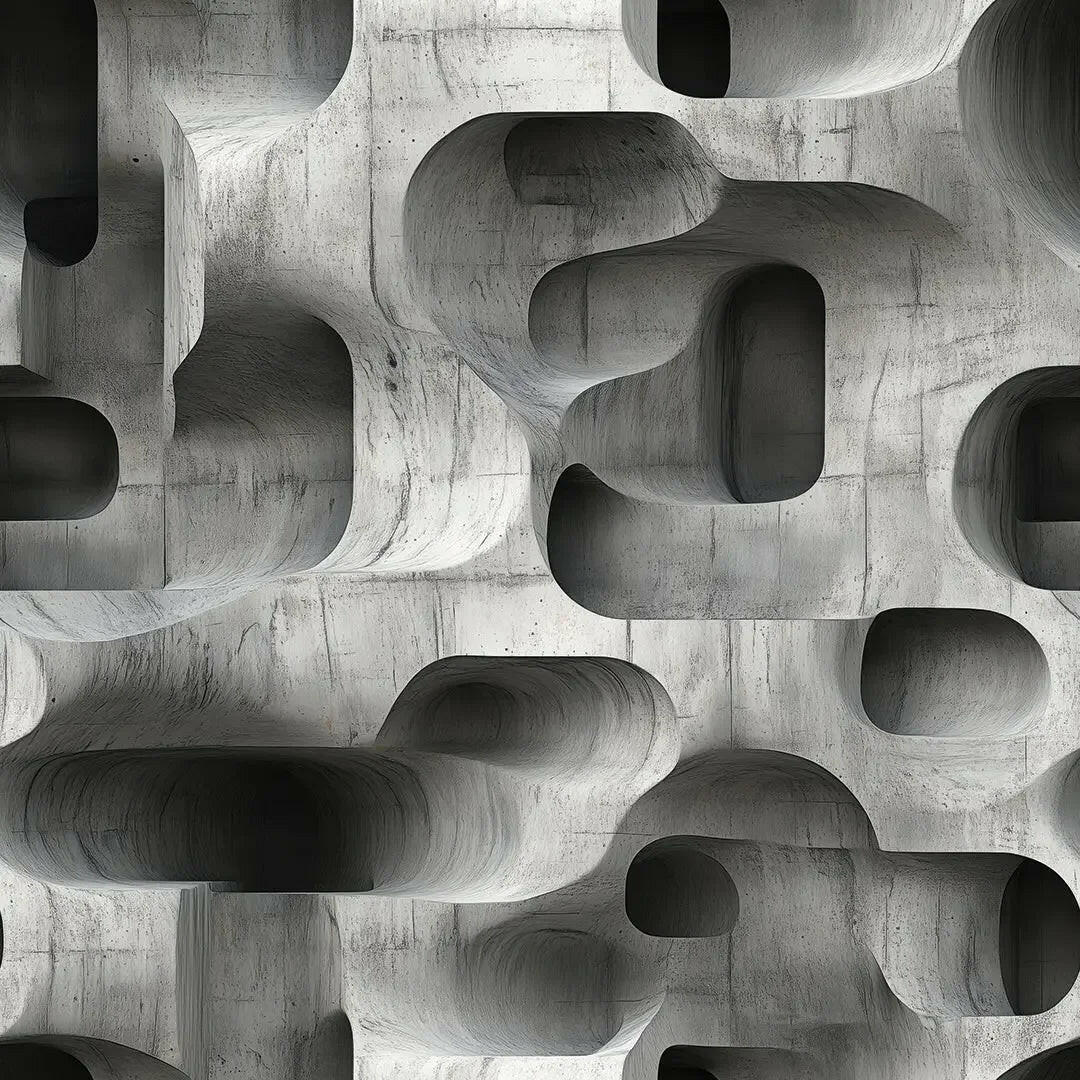 Sculpted Concrete Labyrinth - WallCreatives