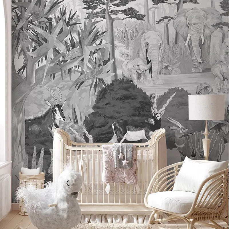 Wonderful Wilds Gray Wallpaper Vladila