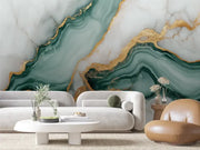 Emerald River Gilt Marble - WallCreatives