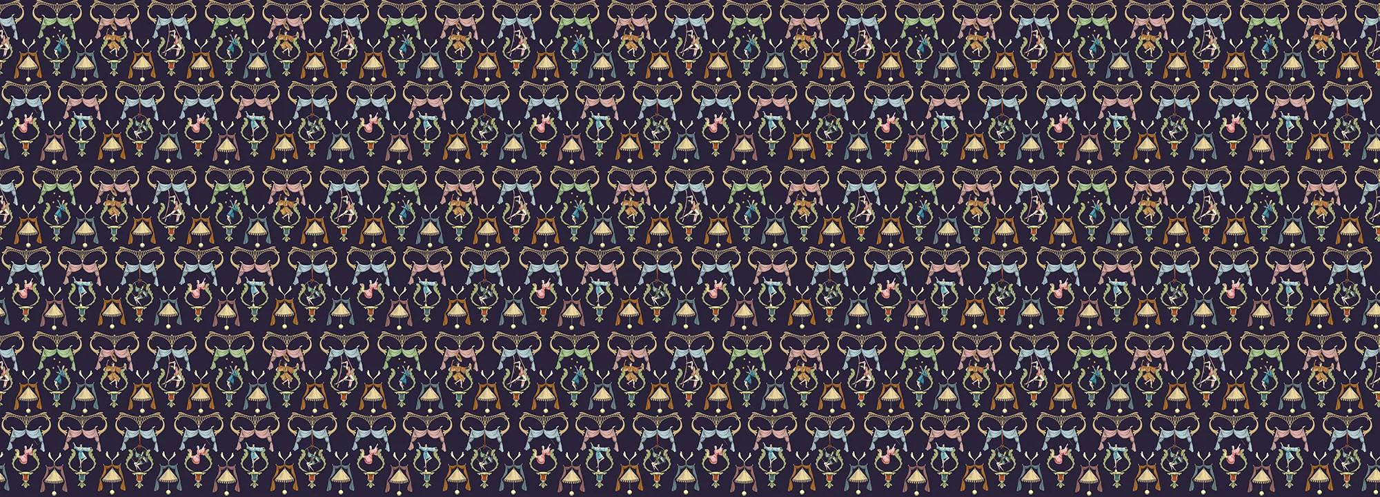 Pagliacci (dark blue) Wallpaper Vladila