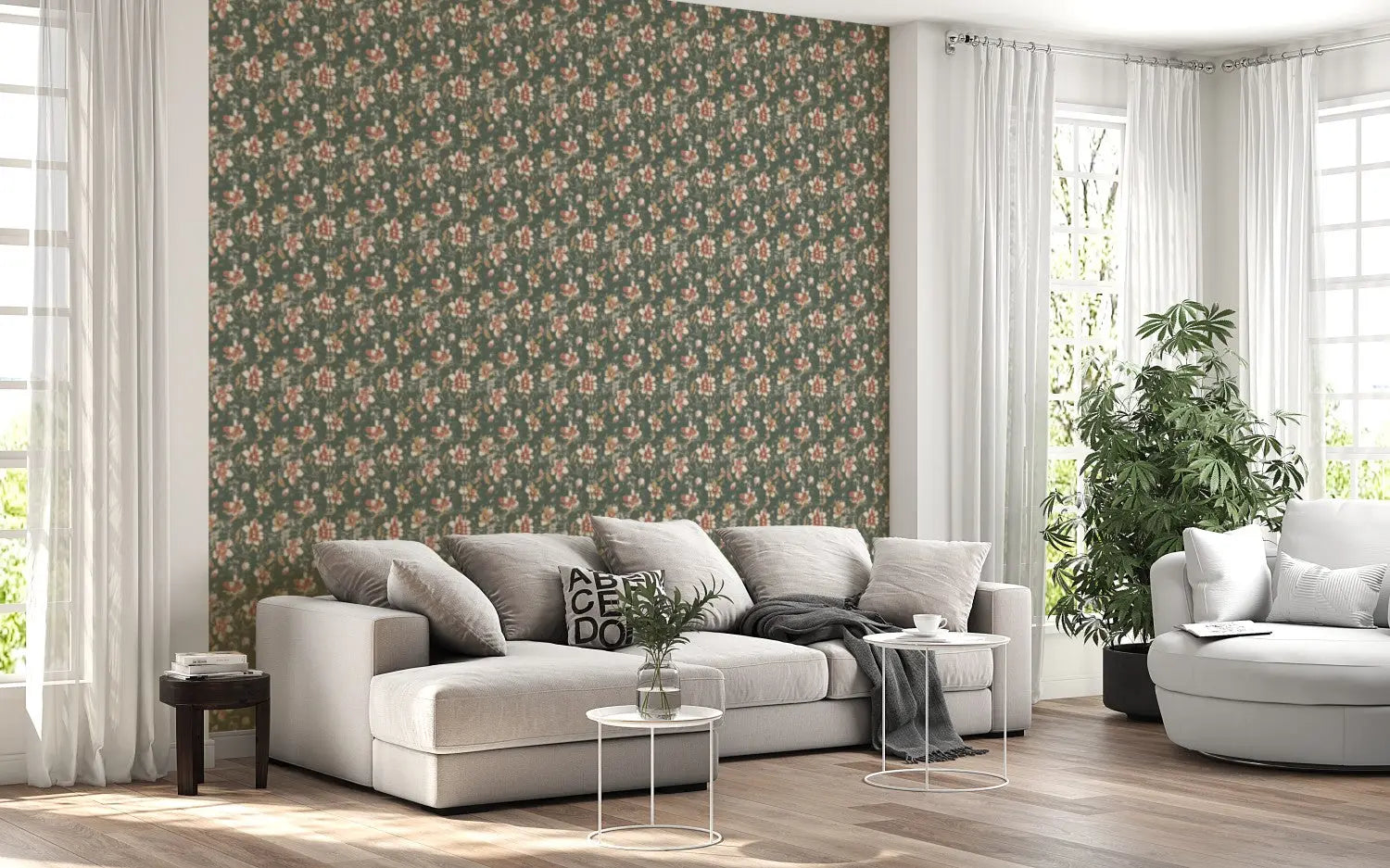 Faded Garden Serenity Wallpaper WallCreatives