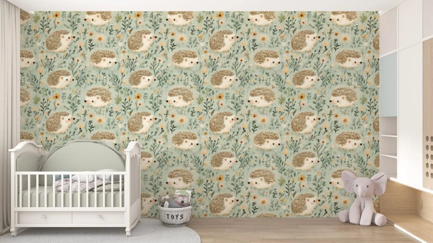Hedgehog's Meadow Whimsy WallCreatives