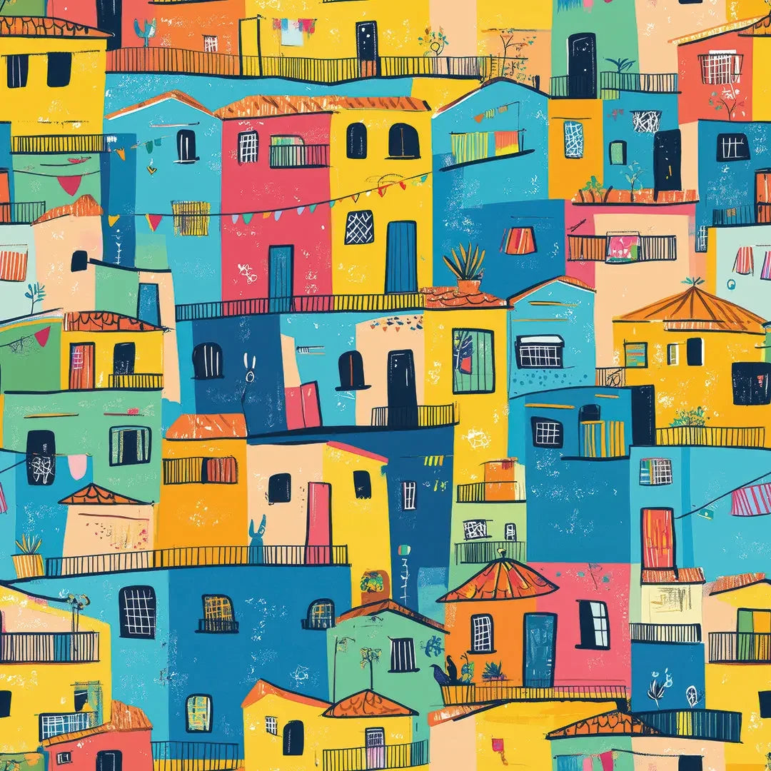 Barrio Vibrante Hillside Mural - WallCreatives